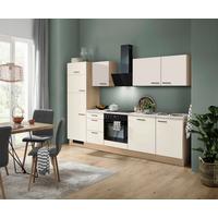 Küchenblock Ip1200 - Eichefarben/Weiß, Basics, Holzwerkstoff (280cm) - Impuls