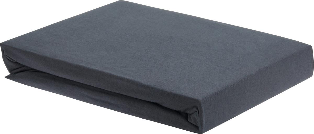 ELASTICKÉ PROSTĚRADLO Elasthan, 150/200/28cm - antracitová, textil (150/200/28cm) - Premium Living