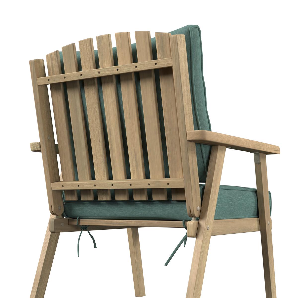 Loungegarnitur Birmingham - Grau/Akaziefarben, MODERN, Holz/Kunststoff (90/43/70cm) - Beldano