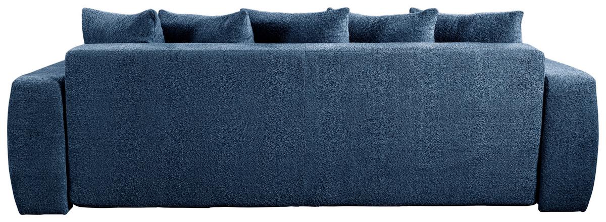 Schlafsofa Cloud Blau B: 250 cm - Blau/Schwarz, Basics, Textil (250/86/140cm) - Livetastic