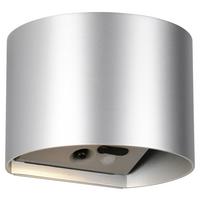 Led Falilámpa Roswitha - ezüst, Modern, műanyag (13,9/11,8/10cm) - Luca Bessoni