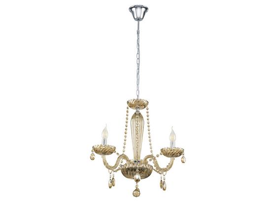 Kronleuchter Basilano - Chromfarben/Champagner, MODERN, Glas/Metall (54/120cm) Kronleuchter Basilano - Chromfarben/Champagner, MODERN, Glas/Metall (54/120cm)