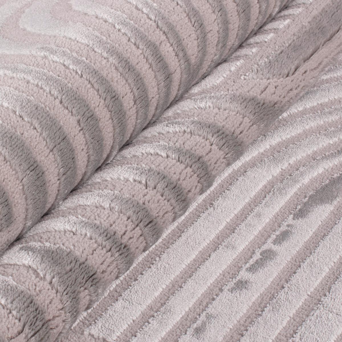 Webteppich Sahara - Silberfarben, Design, Textil (80/150cm) - Novel