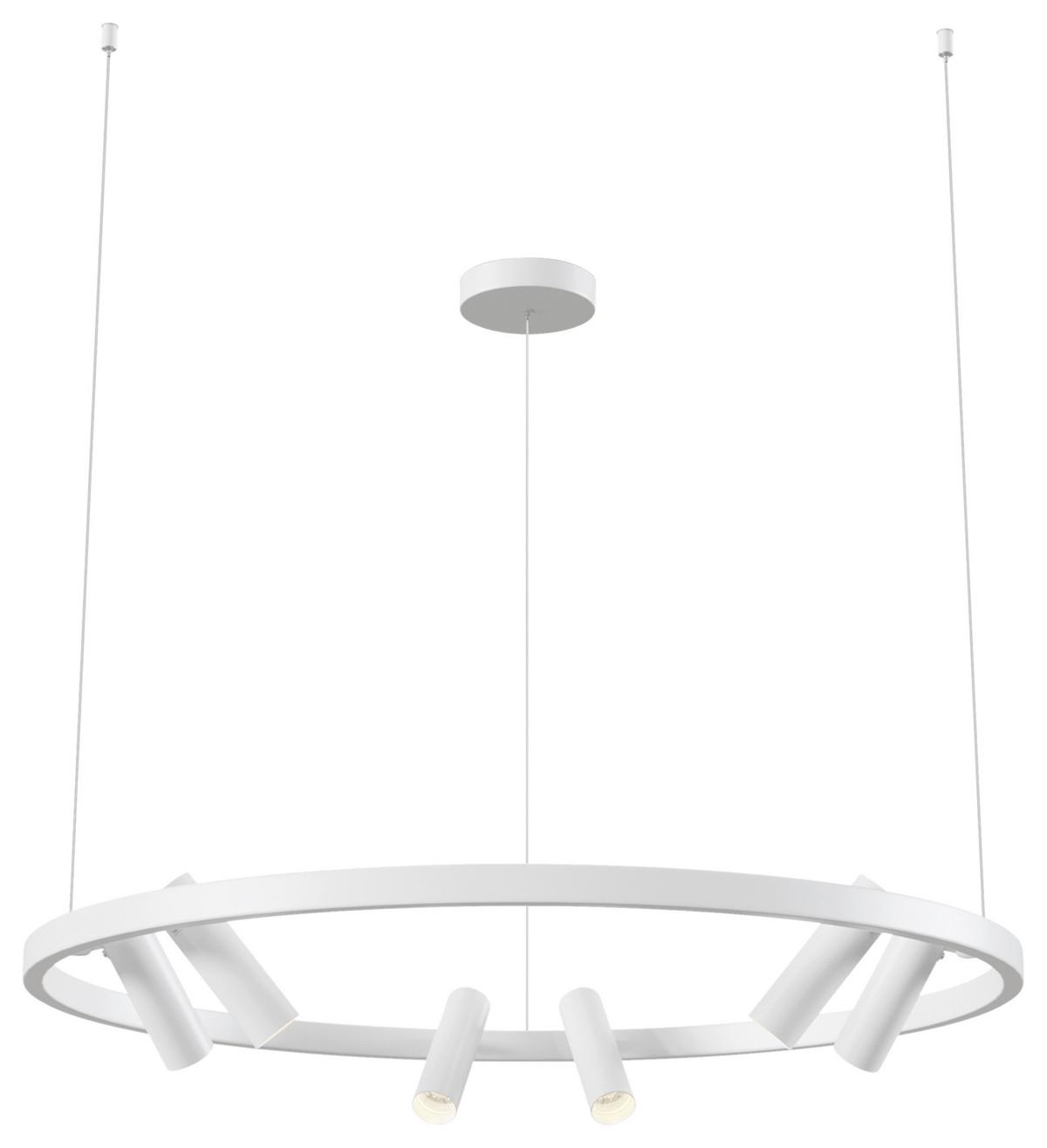 Pendelleuchte Satellite - Weiß, Basics, Metall (90/90/120cm) - MAYTONI