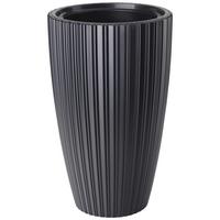 OBAL NA KVĚTINÁČ MIRA 40 - antracitová, Konvenční, plast (39/58,0/38,5cm) - Mömax