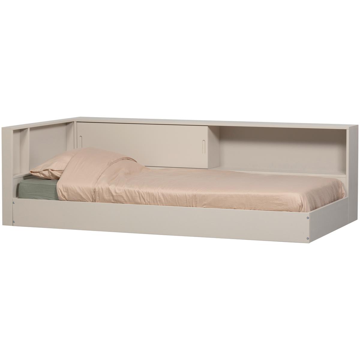 BODENBETT. Carter Grau 90x200cm - Grau, Basics, Holz (90/200cm) - MID.YOU