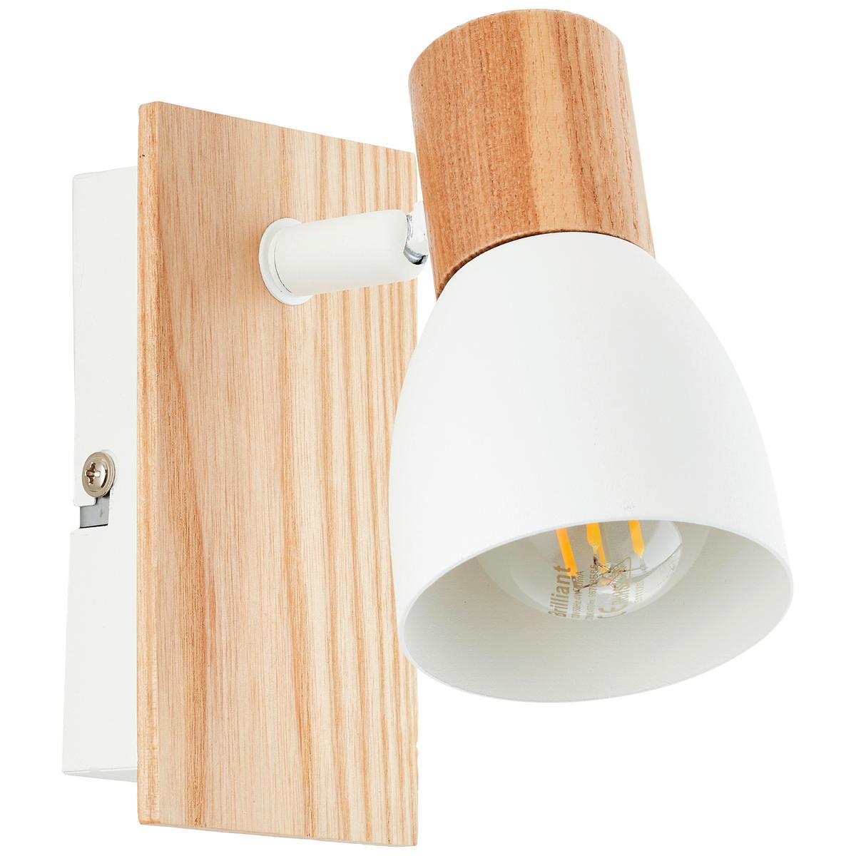 Strahler 99710/75 Daintree - Naturfarben/Weiß, Basics, Holz/Metall (7/14cm) - Brilliant