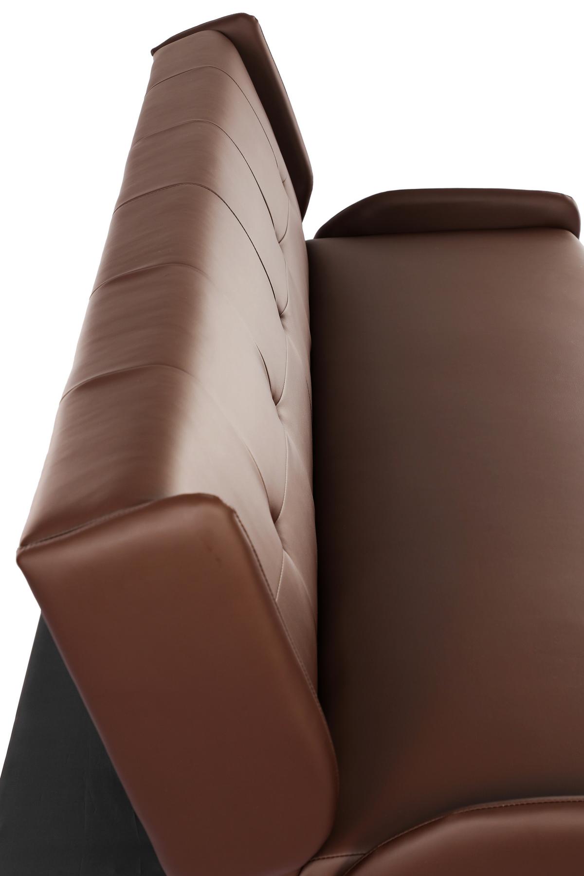 Kanapéágy Rotterdam - barna, Basics, textil/fa (185/77/91cm) - P & B