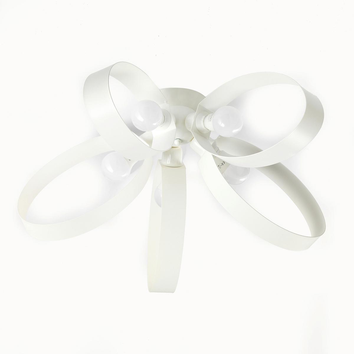 Deckenleuchte 4735/pl5 - Weiß, Design, Metall (65/29cm)