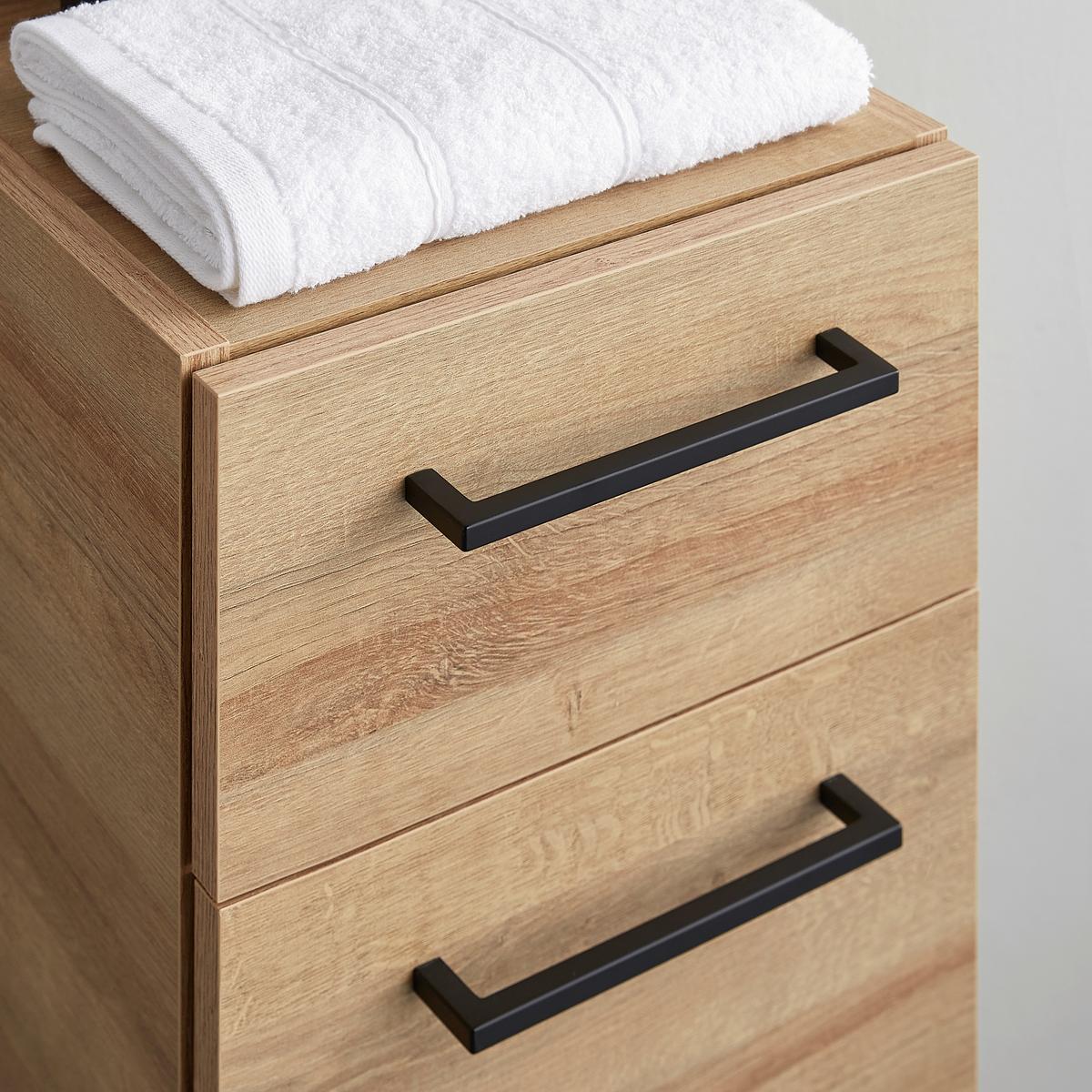 SPODNÍ SKŘÍŇKA BAVELLI -EXKLUSIV- - barvy dubu/černá, Moderní, kov/kompozitní dřevo (30/70/32,5cm) - Pelipal