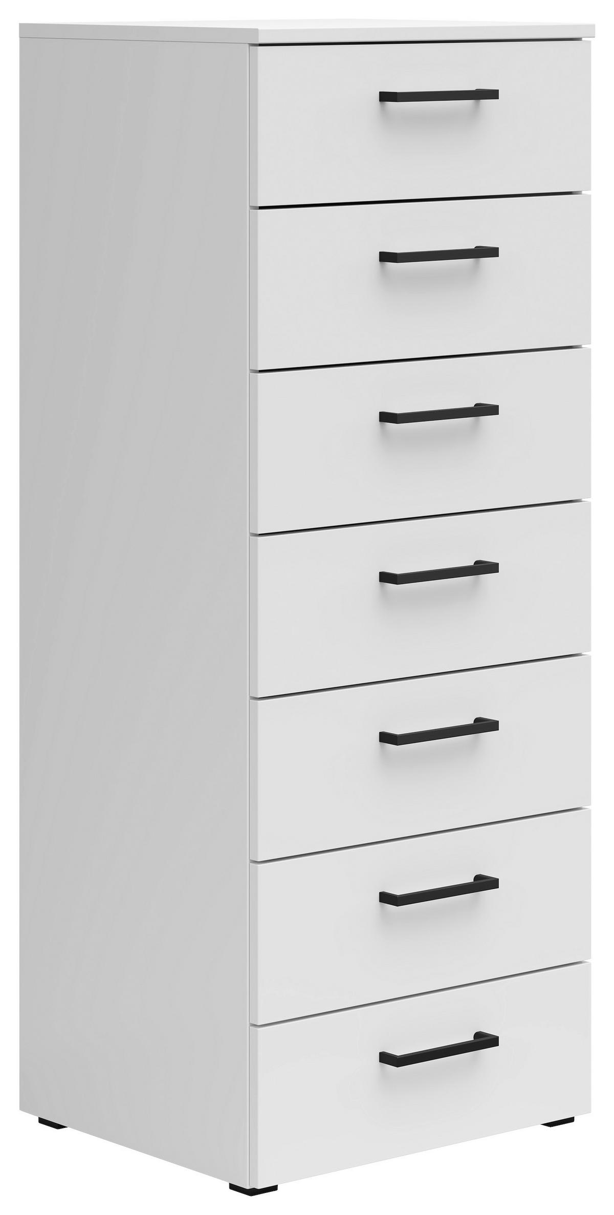 Komoda MULTISTAURAUM š: 45cm - bílá/černá, Moderní, kompozitní dřevo/plast (45/115/40cm)