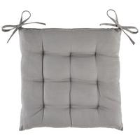 Sitzkissen Jolanda 40x40x5 Cm Grau - Grau, MODERN, Textil (40/40/5cm) - Luca Bessoni