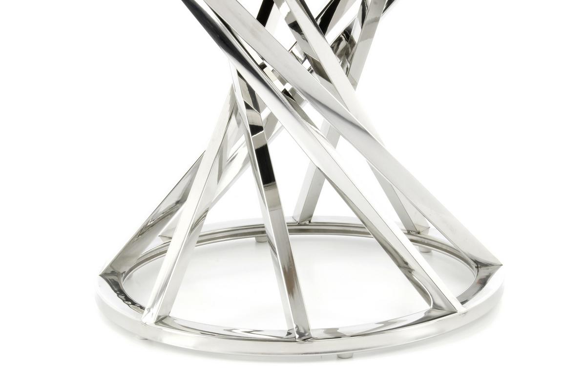 Hocker Samt/Edelstahl Grau/ Silbern Sitz Gepolstert H:49cm - Silberfarben/Grau, Trend, Textil/Metall (40/49/40cm) - Kayoom