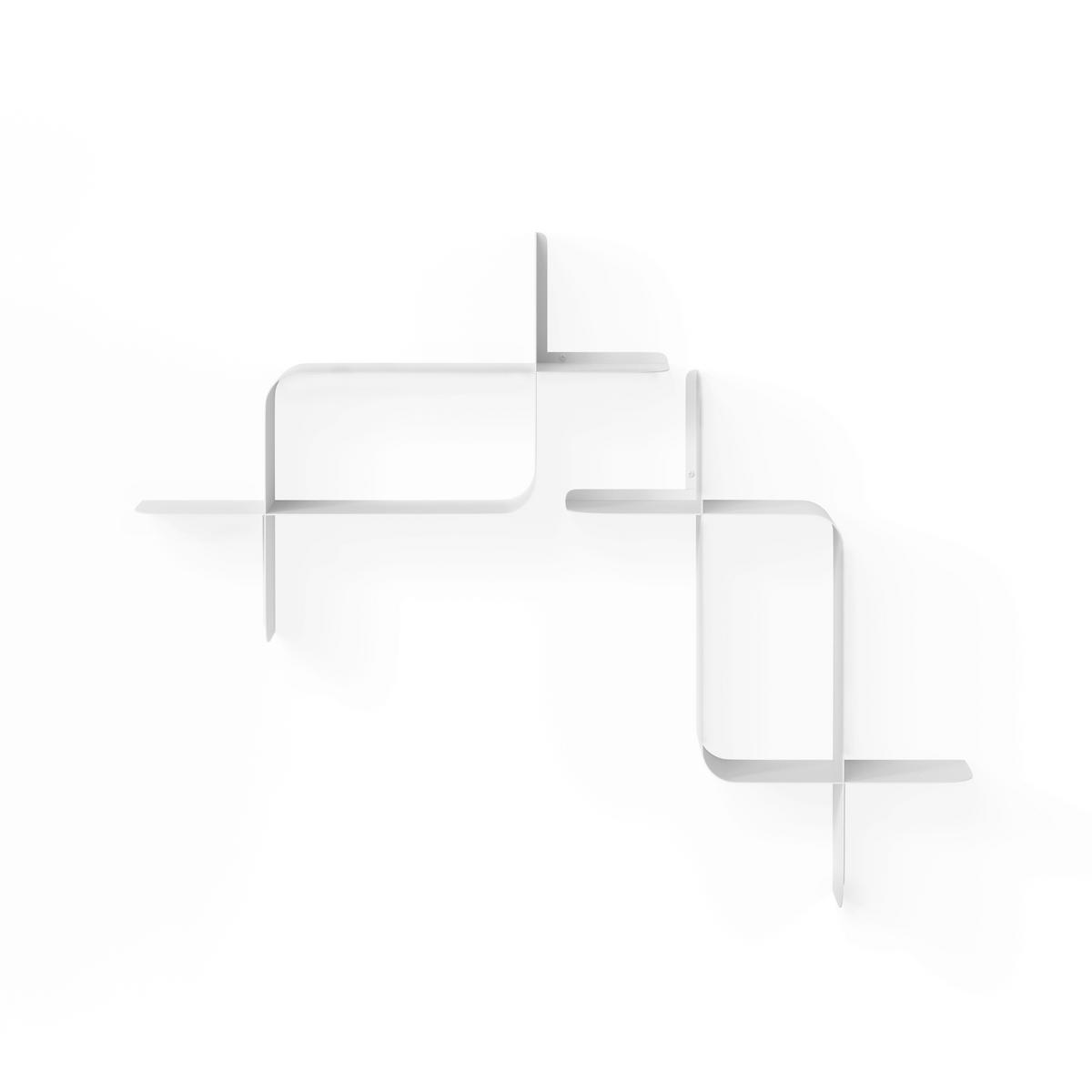 Nástenná polica, biela - Basics (61/47/15cm) - Umbra