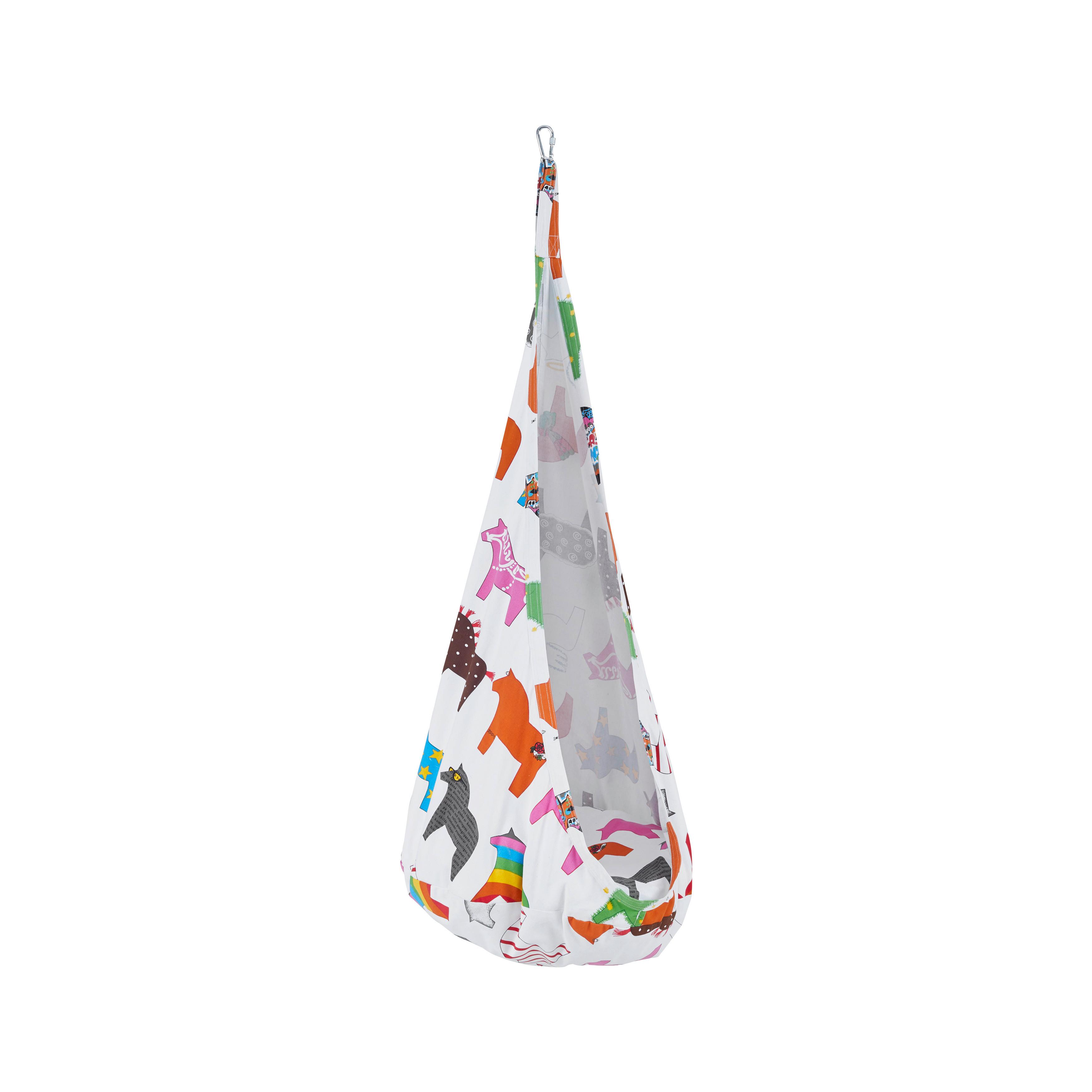 Závěsná houpačka pro děti POOH - bílá/vícebarevná, Moderní, textil (70/150/70cm) - Bessagi Kids