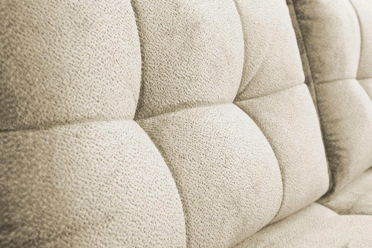 Schlafsofa Perla Creme B: 203 cm - Creme/Schwarz, KONVENTIONELL, Textil (203/94/96cm)