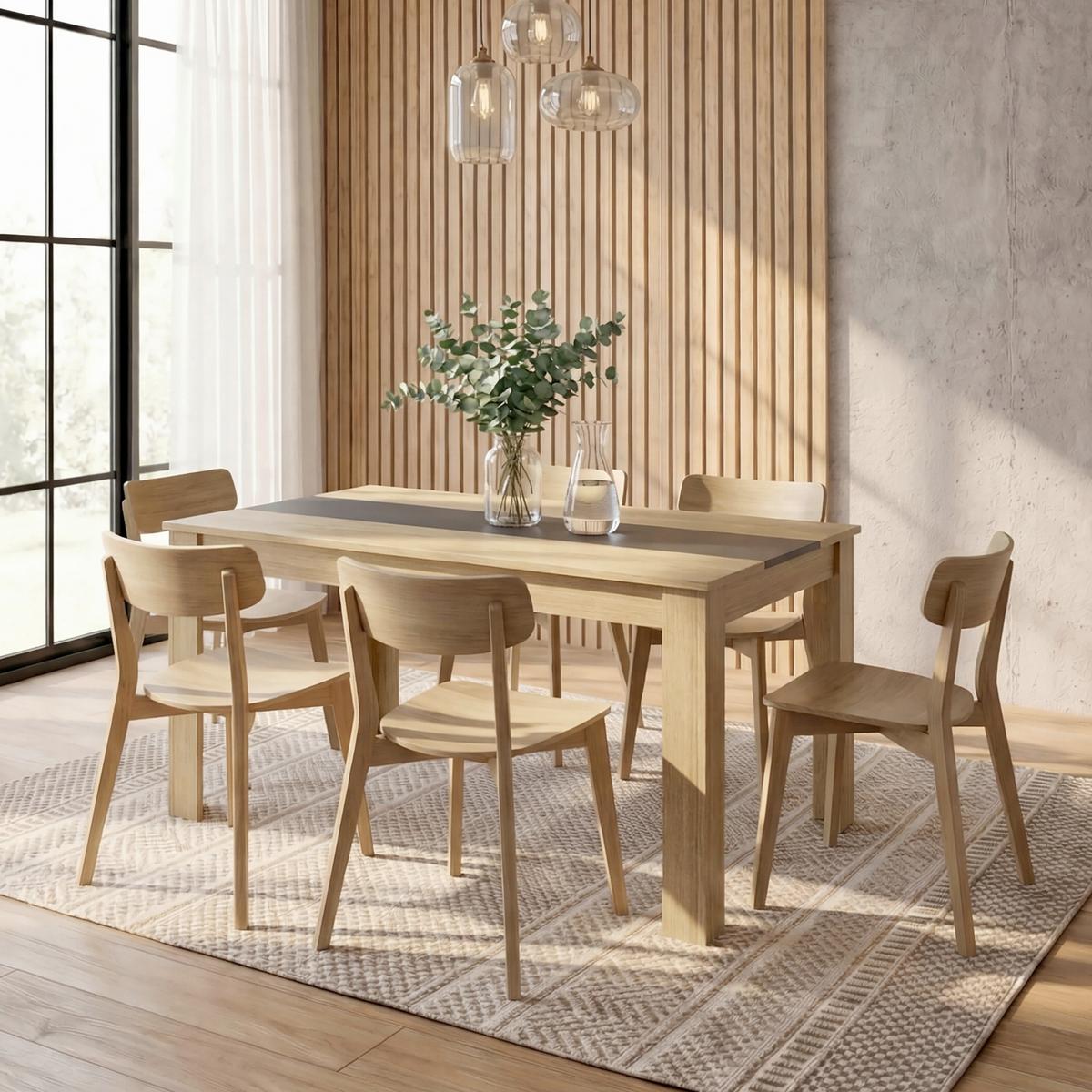 Esstisch Disalo Honigeiche L: 140cm - Honigeiche, MODERN, Holzwerkstoff (140/80/75cm) - MID.YOU