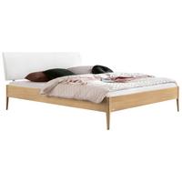 Bett Sestola Eichefarben 140x200 Cm - Eichefarben/Weiß, KONVENTIONELL, Holz/Textil (140/200cm) - Hasena