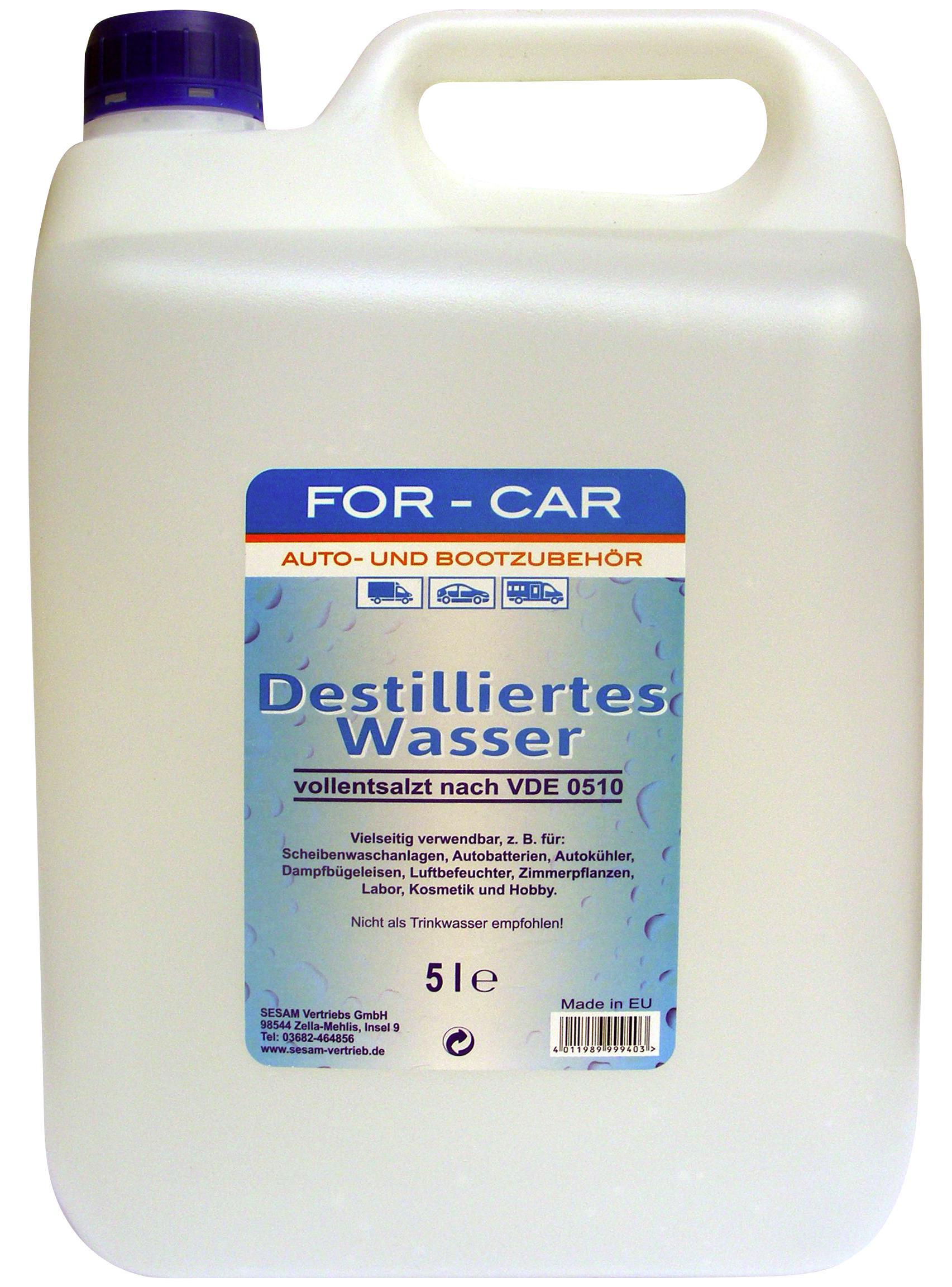 Destilliertes Wasser Im 5 Liter Kanister