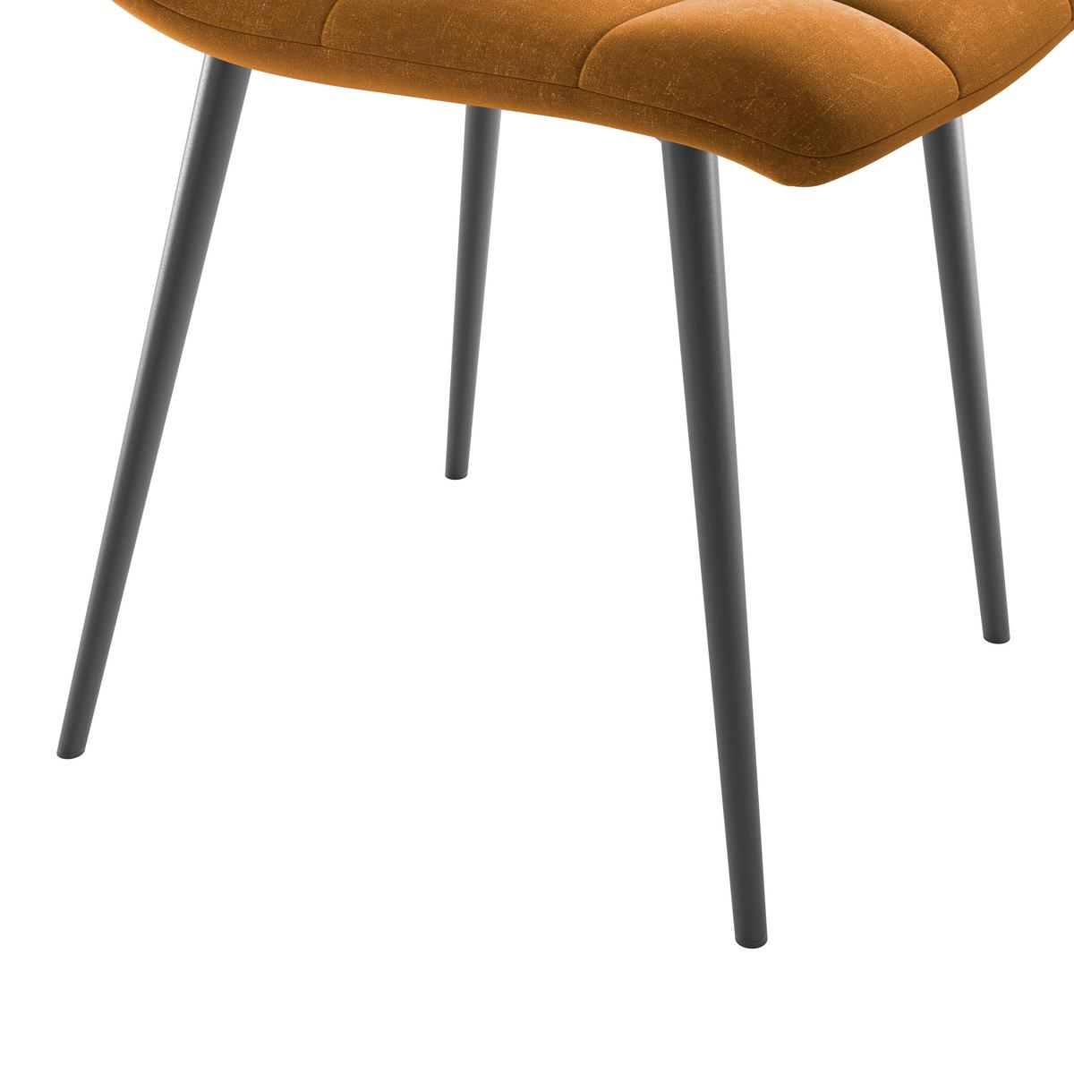 ČTYŘNOHÁ ŽIDLE LECH - černá/barvy zlata, Konvenční, kov/dřevo (45/88/55cm)