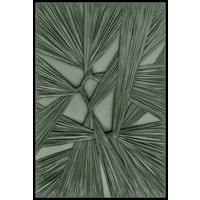 Obraz na plátně Denise, ca. 60/90cm - černá/zelená, Moderní, dřevo/textil (60/90cm) - Premium Living