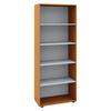Mehrzweckschrank Vandol Buche Dekor B: 70 cm - Buchefarben/Schwarz, Design, Holzwerkstoff (70/178/37cm) - MID.YOU