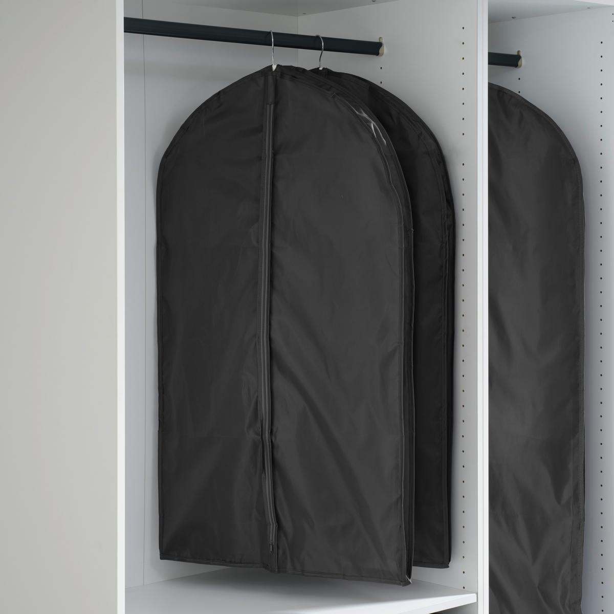 Vak na oděv Unit, 3ks/bal. - šedá, Konvenční, textil - Mömax