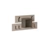 Wandgarderobe Lumina Dunkelbraun/Mokka B: 68 cm - Dunkelbraun/Mokka, Design, Holzwerkstoff/Metall (68/32/13cm) - Livetastic