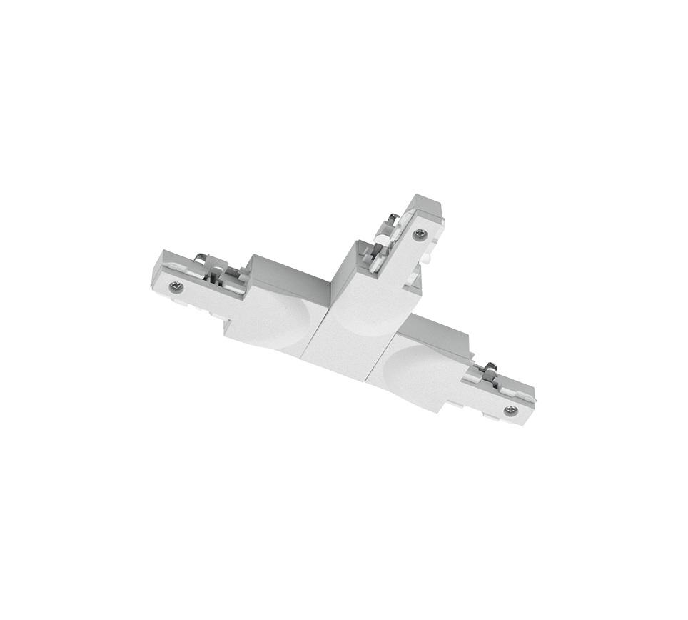Schienensystem Duoline T-Verbinder 702331a Weiß - Weiß, Basics, Kunststoff (17/2/9cm) - Trio Leuchten
