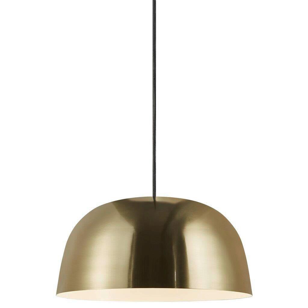 Hängeleuchte Japandi Messingfarben D: 36 cm - Messingfarben, Design, Metall (36/36cm) - Nordlux