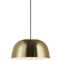 Hängeleuchte Japandi Messingfarben D: 36 cm - Messingfarben, Design, Metall (36/36cm) - Nordlux