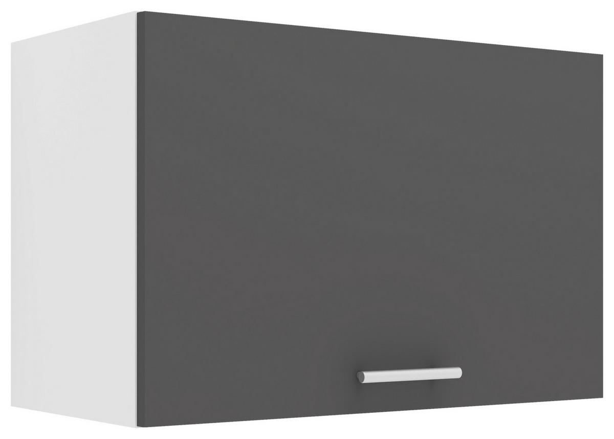 Küchenoberschrank Esilo 60 cm Anthrazit/Weiß 1 Klappe - Anthrazit/Weiß, KONVENTIONELL, Holzwerkstoff (60/40/31cm) - MID.YOU