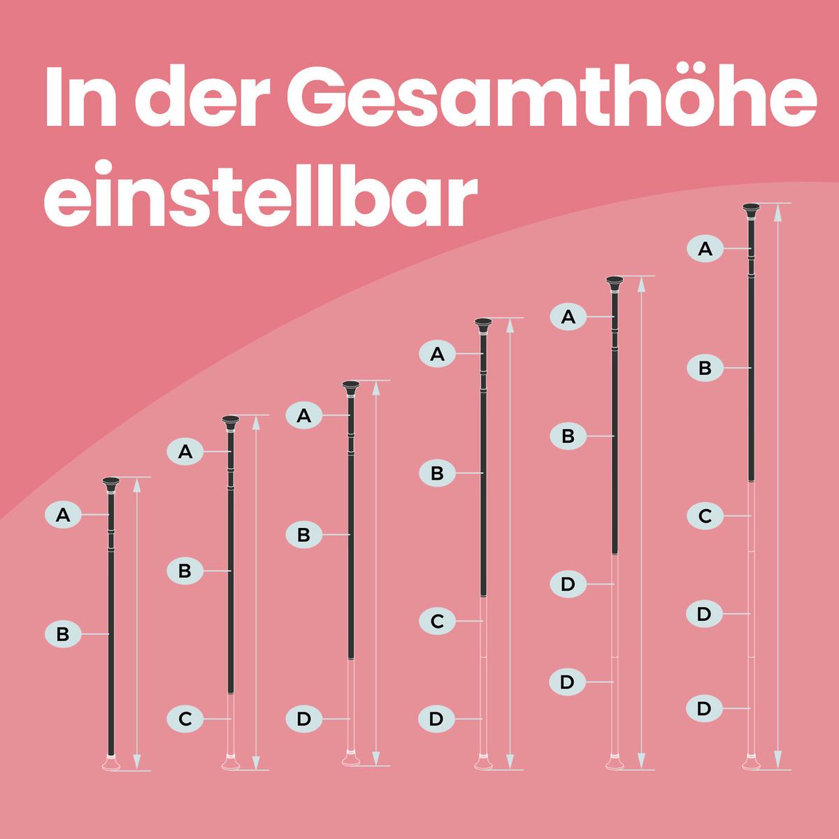 Duschregal Weiß B: 35 Cm - Weiß, Basics, Kunststoff/Metall (35/85-305/25cm)