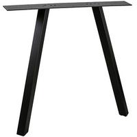 TISCHGESTELL Tablo Schwarz B: 79cm - Schwarz, MODERN, Metall (79/72/10cm) - Livetastic