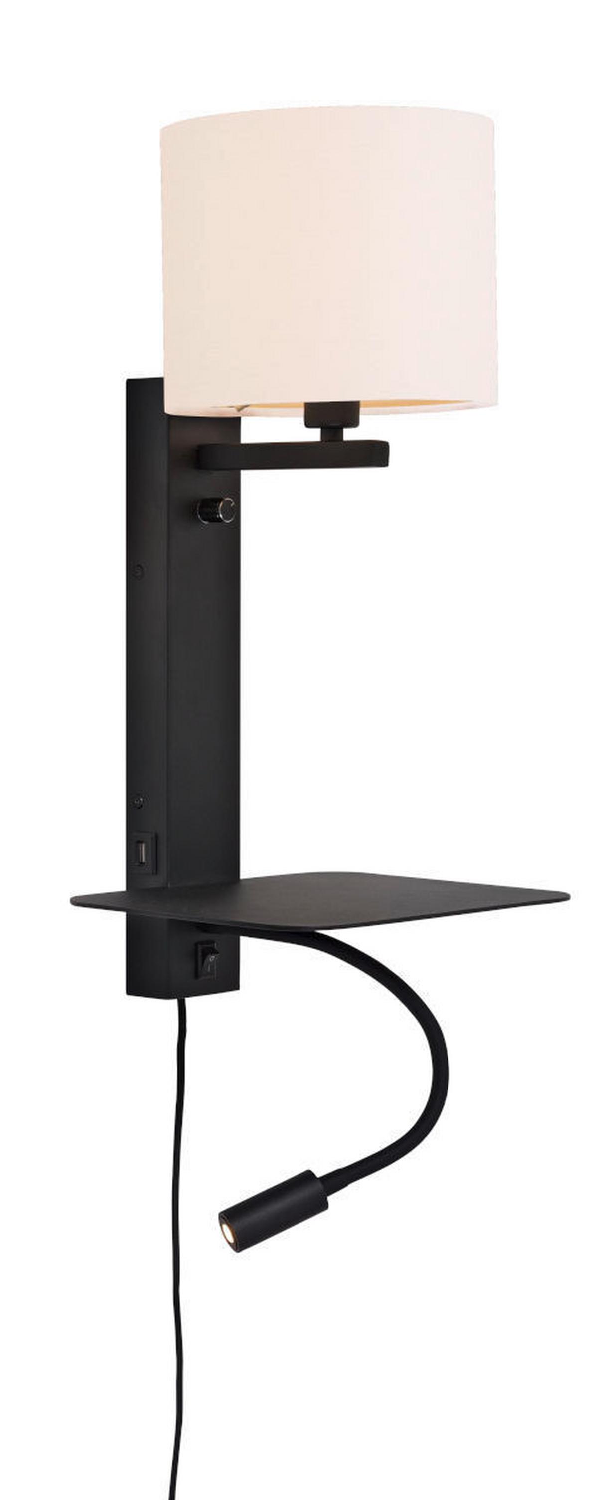 Wandleuchte Florence/Wxl/B/1815/W - Weiß, Trend (24/22/52cm) - It's about Romi