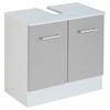 Waschbeckenunterschrank Riga Hellgrau/weiß B: 60 Cm - Hellgrau/Weiß, MODERN, Holzwerkstoff (60cm) - Held