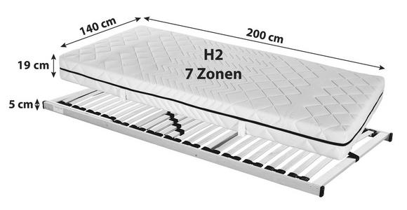 Matratzenset 140x200 Primavera Taschenfederkern H2 mit Lattenrost - (140/200cm) - Primatex