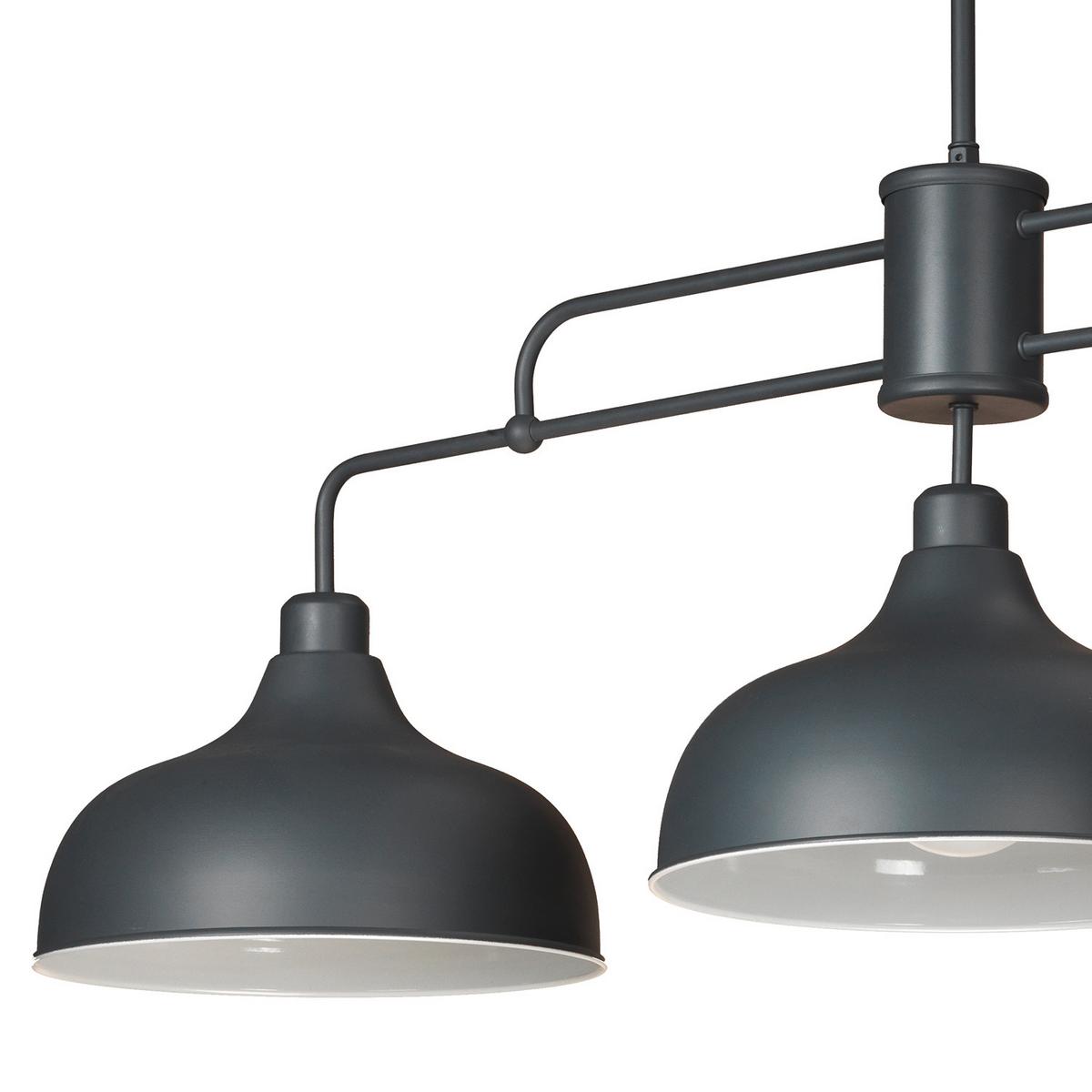 Hängeleuchte 4857/3 - Grau, KONVENTIONELL, Metall (106/83/45cm)