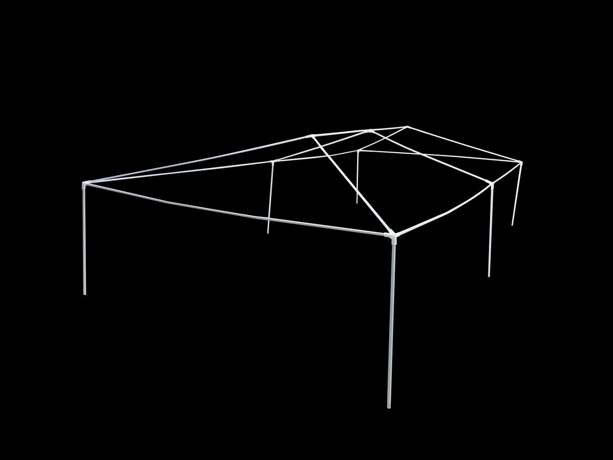 Pavillon Gazebo & Sidewalls 2.5x6x3mtr - Weiß, Basics, Kunststoff/Metall (600/300/250cm)