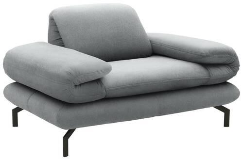 Sessel Looks Xiii - Silberfarben/Schwarz, Design, Textil (139/83/98cm) - LOOKS by W.Joop