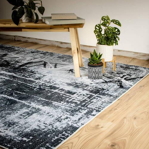 Flachwebteppich My Tampa 131 - Grau, Design, Textil (120/170cm) - Obsession