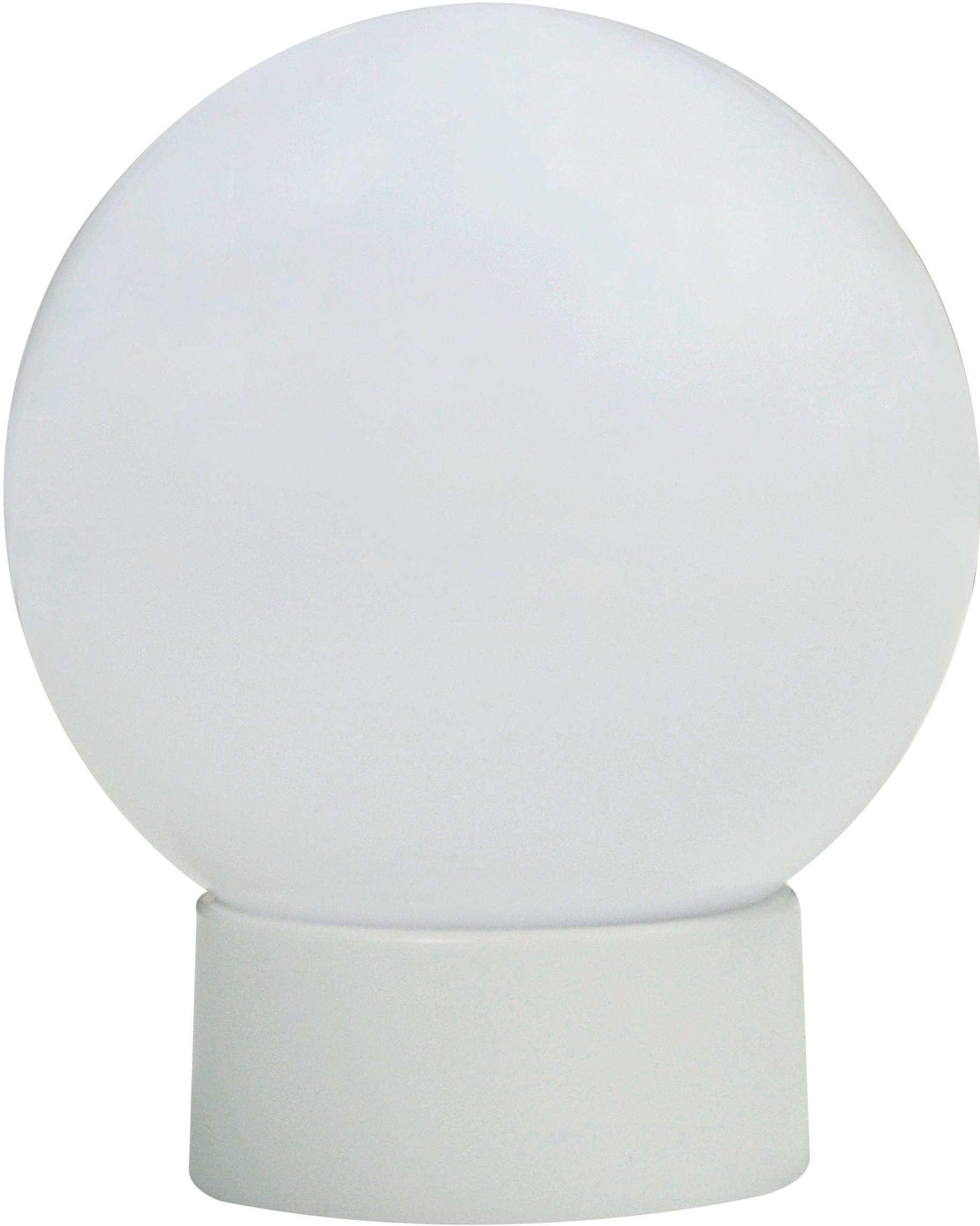 Bad-Wandleuchte Ip40 Weiß - Weiß, Basics, Kunststoff (15/18cm)