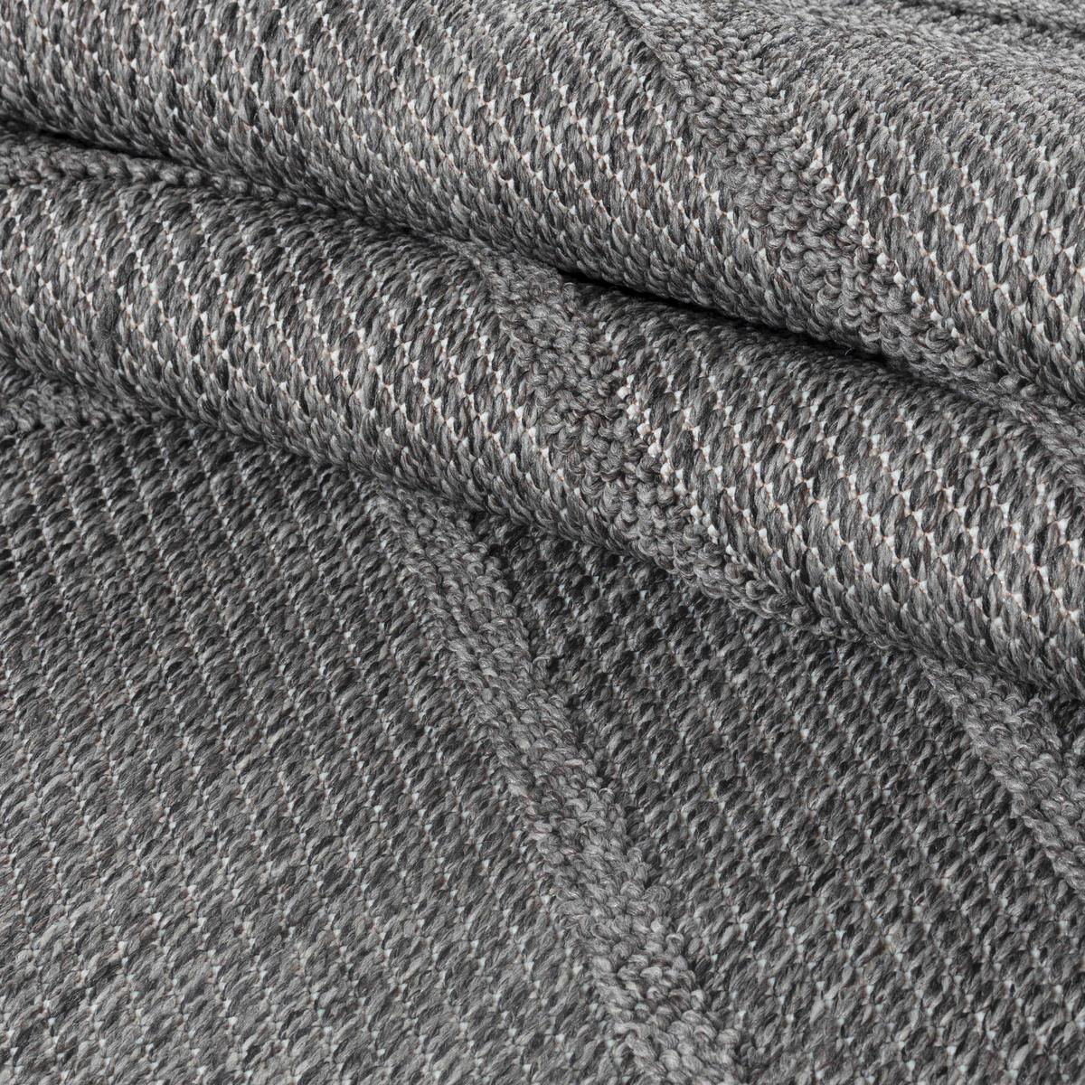 Outdoorteppich Patara - Grau, Design, Textil (80/150cm) - Novel