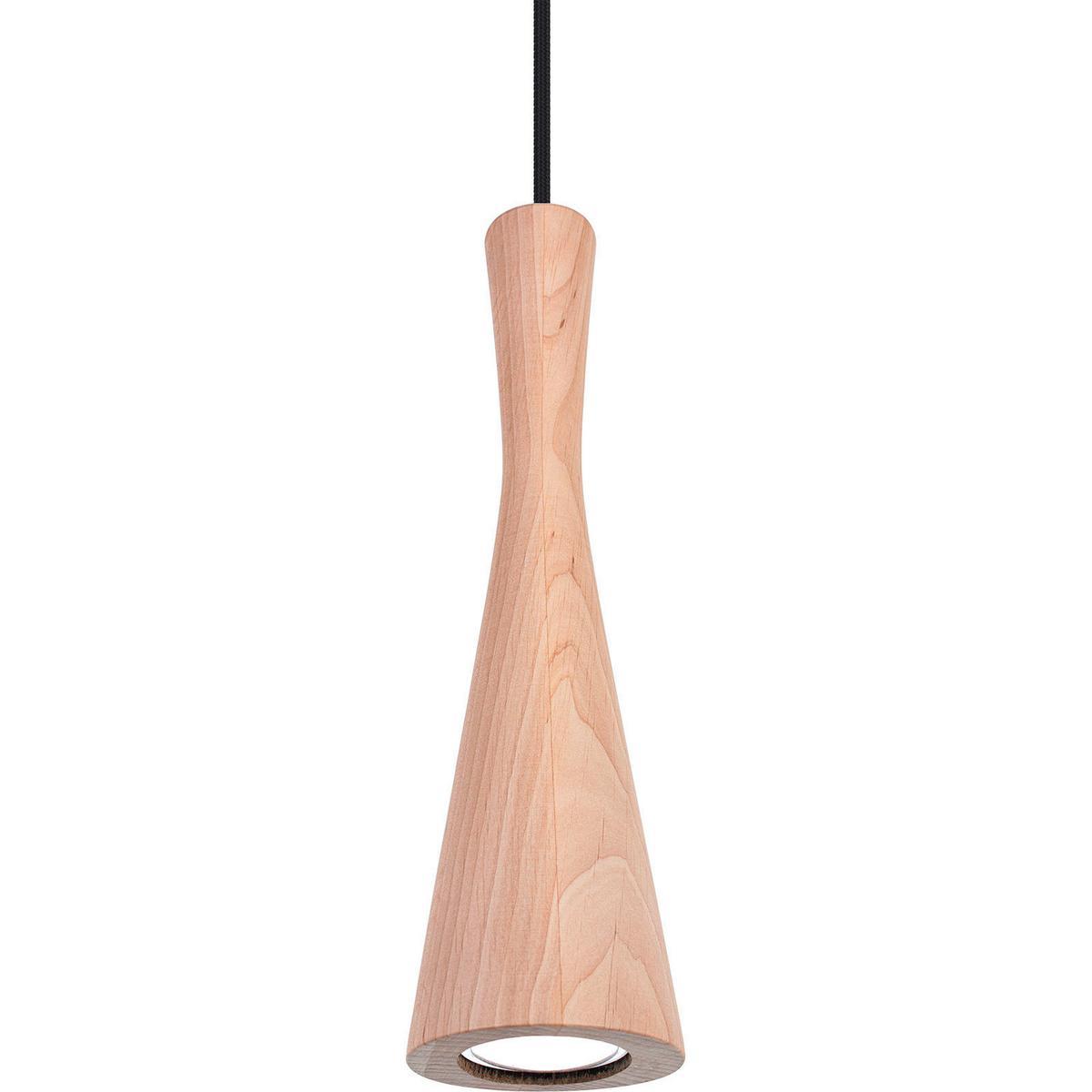 Hängeleuchte 8510151 Vegas - Erlefarben/Schwarz, Natur, Holz (10/90-140cm)