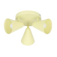 DECKENSTRAHLER 98-68828 AMOR - Hellgelb, Trend, Metall (34/34/16cm)