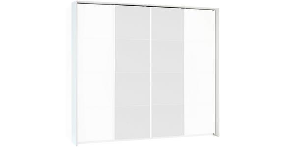 Passepartout-Rahmen Bensheim Weiß für B: 368 cm - Weiß, KONVENTIONELL, Holzwerkstoff (368/233/64cm) - James Wood