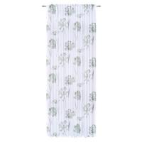Készfüggöny Maddie Kb. 135/245cm - fehér/zöld, Romantik / Landhaus, textil (135/245cm) - James Wood