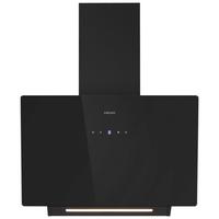 Nástěnná digestoř, 60cm KHA530TMFSA+ - černá, Basics, kov/sklo (60/53,6-101,6/29,6cm) - Mican