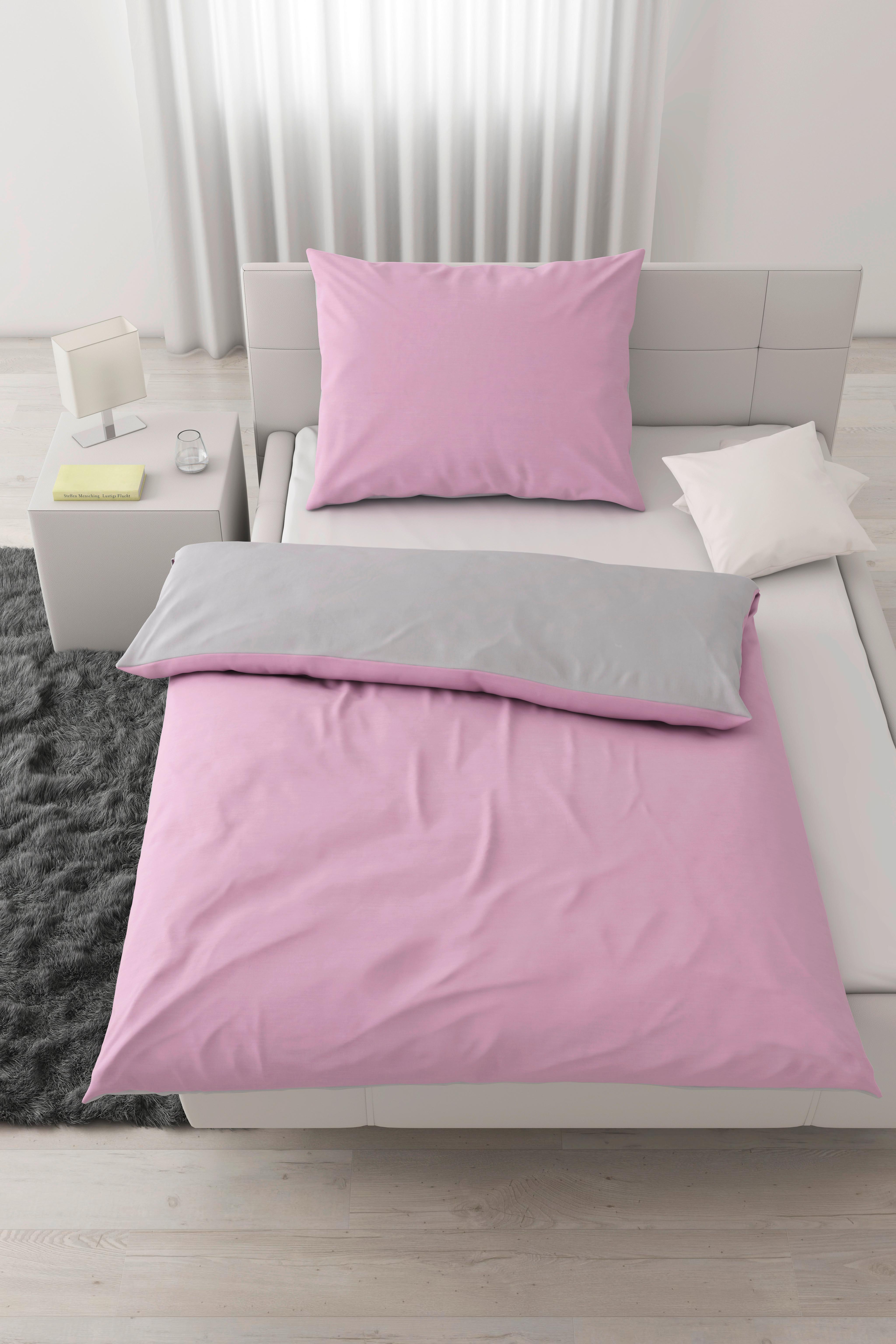 Posteľná bielizeň Annika, 140/200cm,orgovánová - orgovánová/strieborná, textil (140/200cm) - Modern Living