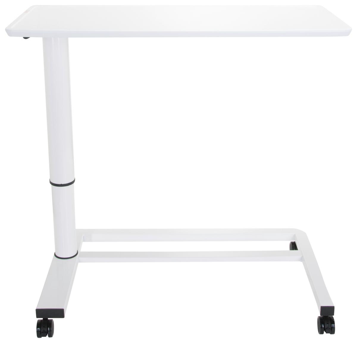 Beistelltisch Stand Ii Höhenverstellbar  Weiß - Weiß, Basics, Holzwerkstoff/Kunststoff (90/42/67cm) - MID.YOU